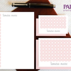 Personalisiertes Briefpapier-Set: Benutzerdefinierte Grußkarten und Geschenkkarten mit Umschlägen + Notizblock, persönliche Korrespondenz, Geschenk für sie