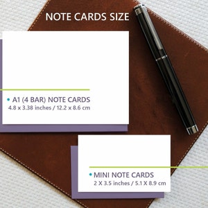 Personalized Stationery,Square Characters Family Note Card Set,10 Custom Note Cards + envelopes,Funnny Personalized Gift,Moving Gift, FNC011 image 7