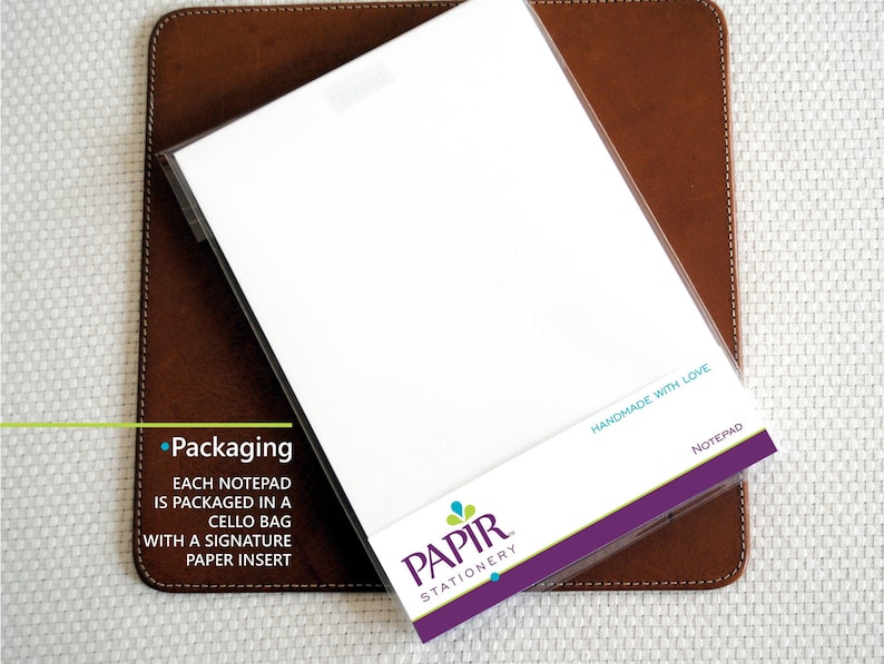 Personalized Stationery Notepad Custom Printed Name Etsy