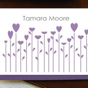 Personalized Note Cards, Personalized Stationary For Teens, Custom Stationery Note Card Set, Thank You Cards, Cute Girls Stationery, GNC012