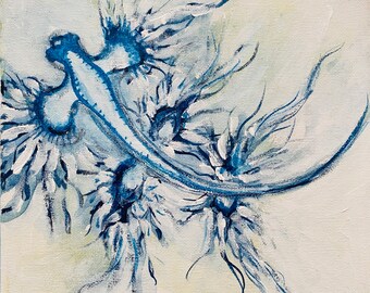 Blue Dragon - Original Art
