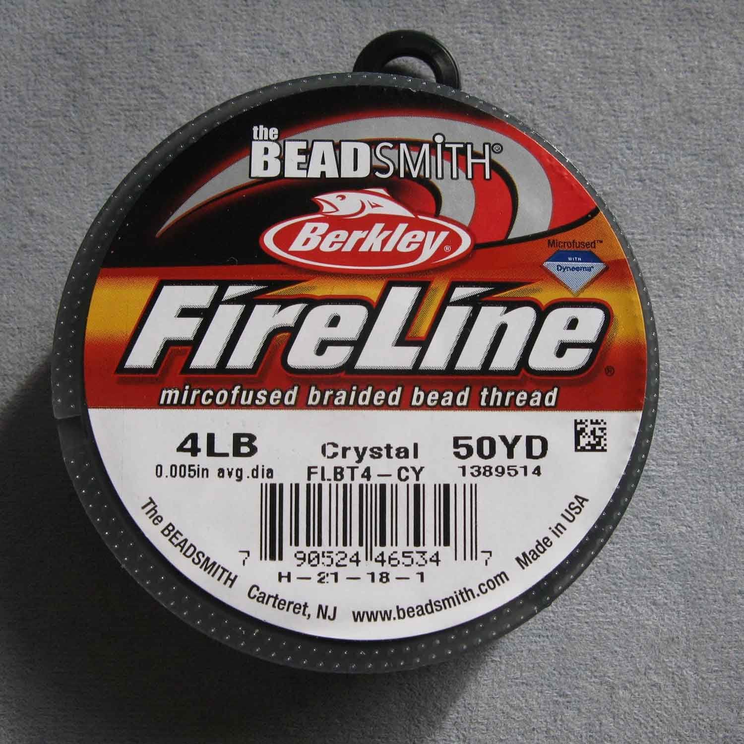 FireLine, 4 lb Black .005”/.12mm dia 50yd