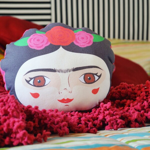 Mini Frida Kahlo kussen / kussen / kind decoratie en huis / design