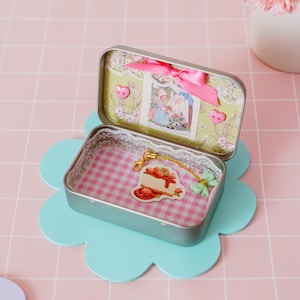 Caja de Joyería – Pequeña Caja Coquette para Joyería, Mini Caja de Tesoros de metal