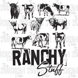 Fichier PNG Ranchy Stuff, Téléchargements de motifs par sublimation, Téléchargement numérique, Motifs par sublimation, Conception par sublimation, Dessins occidentaux