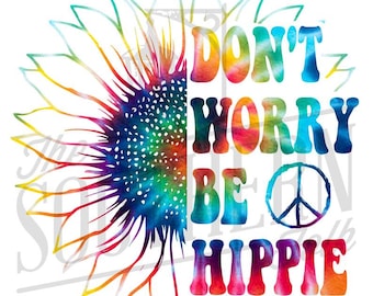 Sublimation Design Old Hippies Don't Die They Just Turn into Awesome Grandparents PNG Digital Download Hippie PNG Instant Download