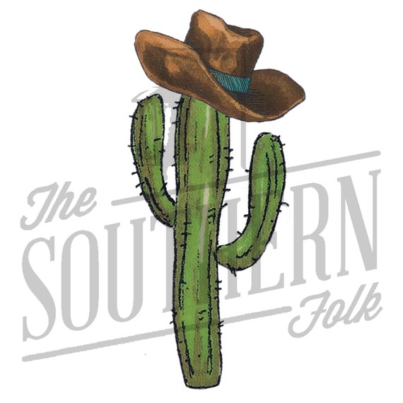 Cactus Hat Design PNG File