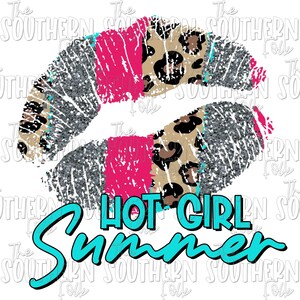 Hot Girl Summer PNG File, Sublimation Design, Digital Download, Sublimation Designs Downloads, Sublimation Designs, Summer Sublimation