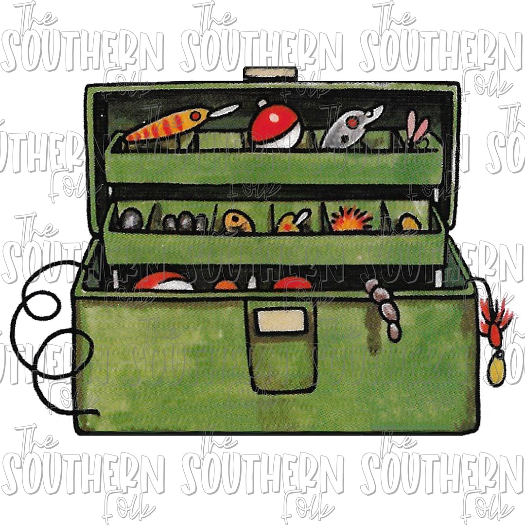Tackle Box Png File, Sublimation Design, Sublimation Designs Downloads