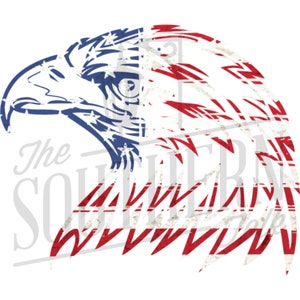 American Eagle hoofd PNG-bestand, sublimatie ontwerp, digitale download