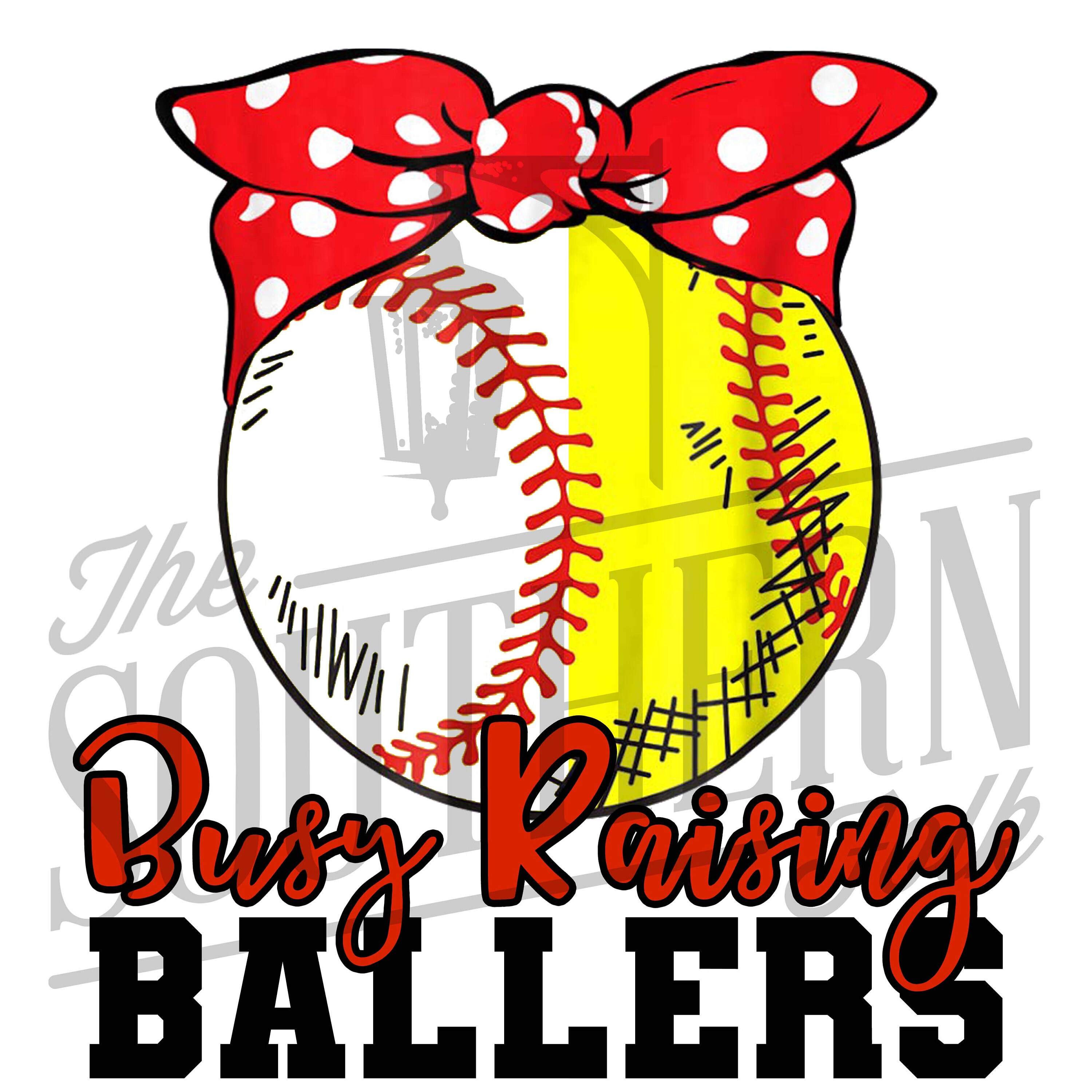 Split Busy Raising Ballers PNG File Sublimation Design - Etsy