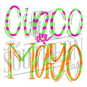 Cinco De Mayo PNG File, Sublimation Design, Digital Download, Hand Drawn
