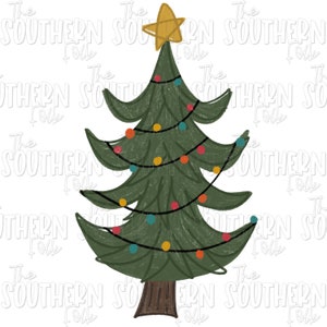 Christmas Tree Sublimation Design, PNG File, Digital Download, Sublimation Designs Downloads, Christmas Designs