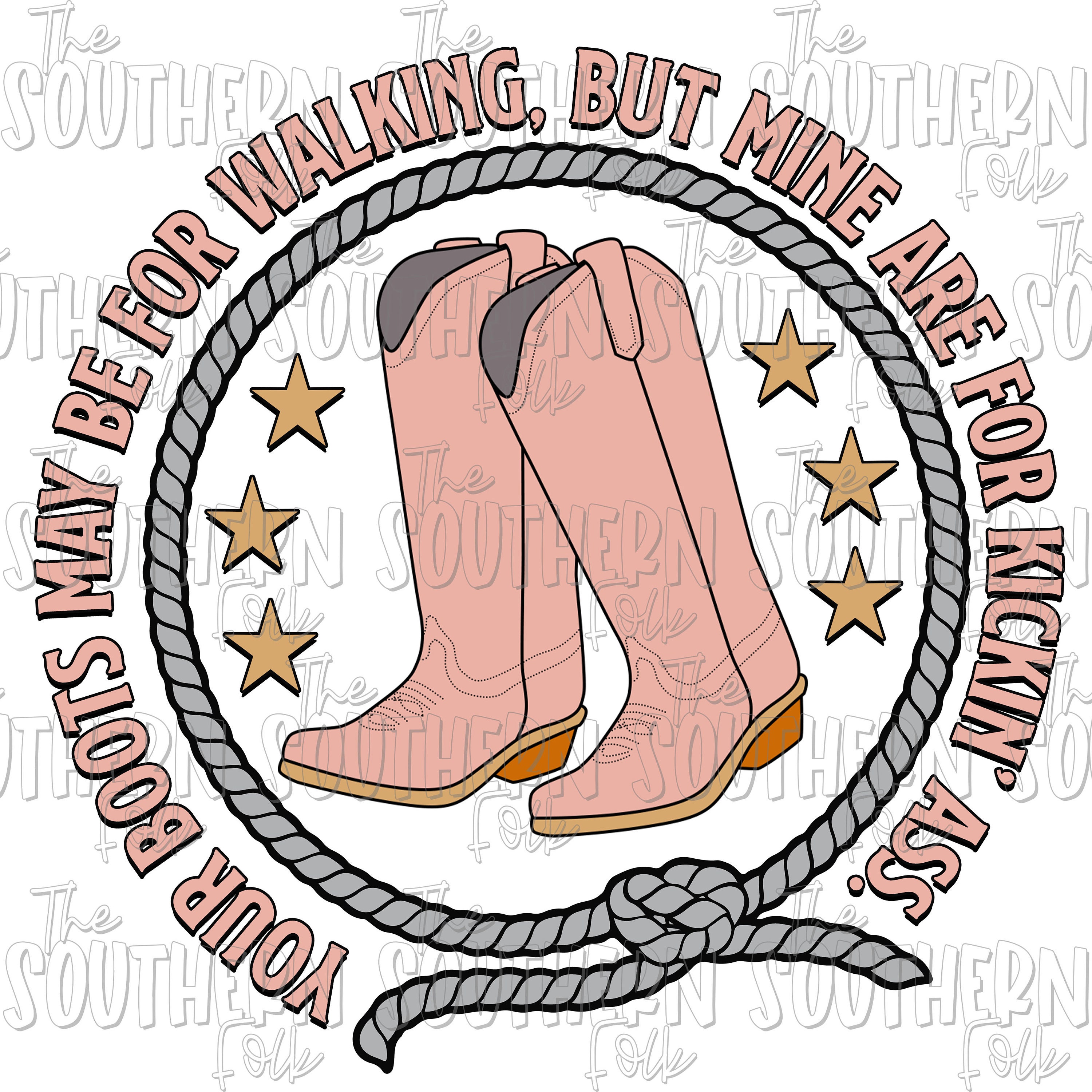 Kicking Ass Boots PNG File, Sublimation Designs Downloads, Digital Download, Sublimation Design, Western Design, Sublimation Designs