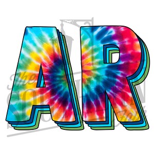 Arkansas Tie Dye PNG File, Sublimation Design, Digital Download, Sublimation Designs Downloads