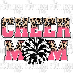 Cheer Mom PNG File, Sublimation Designs, Digital Download, Sublimation Design Download, Cheer Png File, Cheer Sublimation, Fall Sublimation