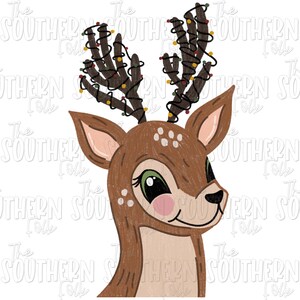 Christmas Reindeer Sublimation Design, PNG File, Digital Download, Sublimation Designs Downloads, Christmas Designs