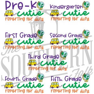 Back To School Cutie Bundle PNG File, Sublimation Designs, Digital Download, Sublimation Designs Downloads, Back To School