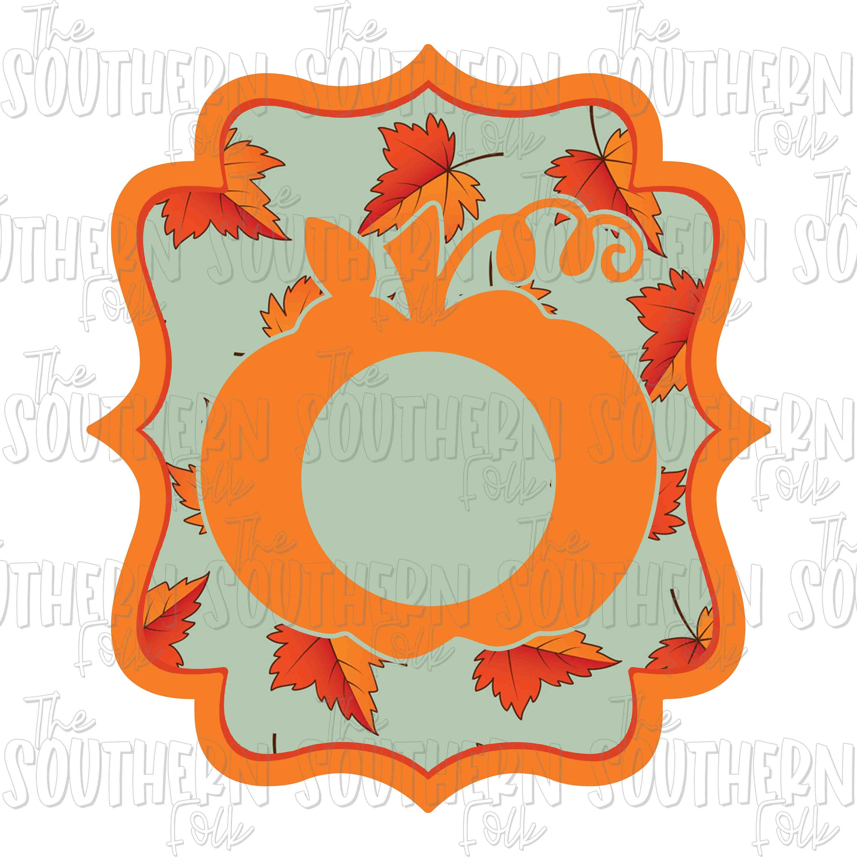 Fall Monogram PNG File, Digital Download, Sublimation Designs Downloads ...