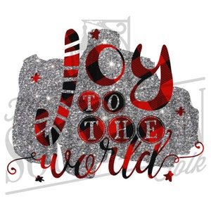Joy to the World Design PNG File, Sublimation, Digital Download, Sublimation Design Download