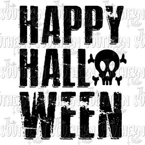 Happy Halloween PNG File, Digital Download, Sublimation Designs Downloads, Sublimation Designs, Halloween Designs For Sublimation