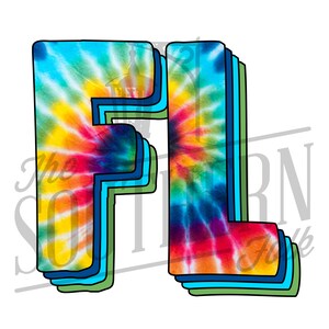Florida Tie Dye PNG File, Sublimation Design, Digital Download, Sublimation Designs Downloads