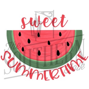 Sweet Summertime Design, PNG File, Sublimation Design, Digital Download