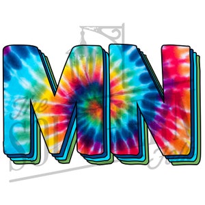 Minnesota Tie Dye PNG Plik, Projekty Sublimacji, Pobieranie Cyfrowe, Pobieranie Projektów Sublimacji, Projekty Letnie