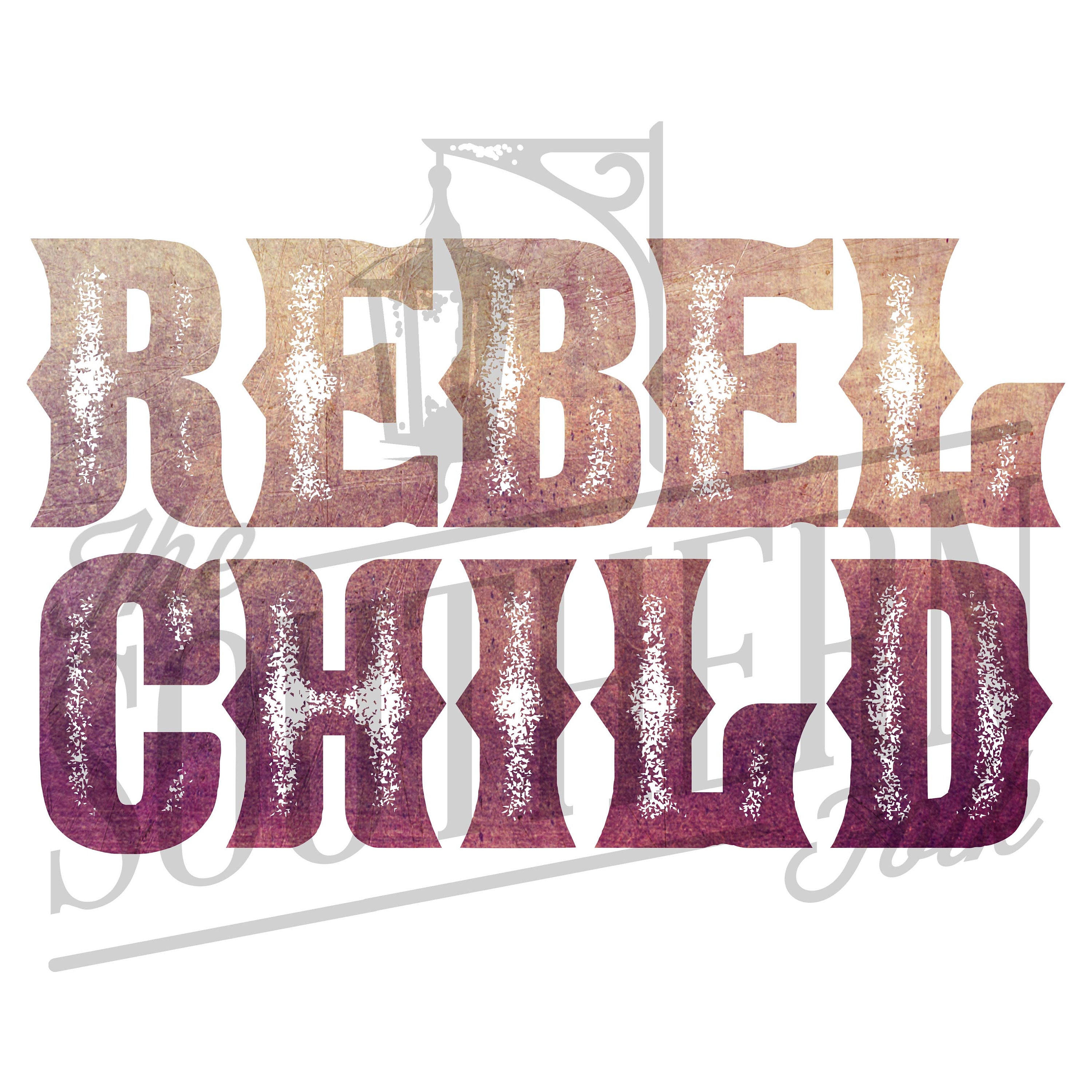 Rebel Child PNG File Sublimation Designs Downloads Digital Etsy
