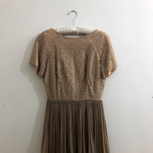 Vintage Lace & Chiffon Cocktail Dress