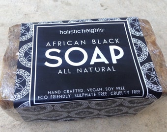 Raw African Black Soap