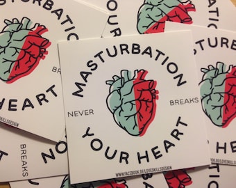 Masturbation sticker 20 pieces