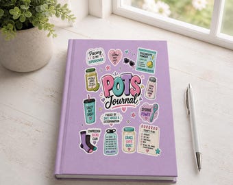 POTS Syndrome Journal, Dysautonomia Symptom Tracker, Chronic Illness Diary, Spoonie Gift