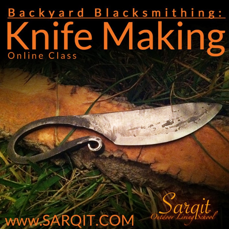 Blacksmith Knife Making Kit Plus Online Class DIY Knife Kit Supplies