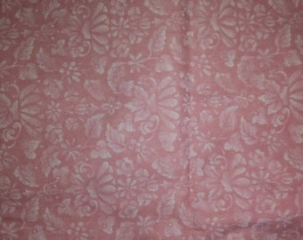 Pink Flower Cotton Fabric