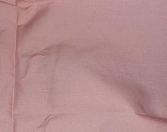 1 Yard Baby Pink Cotton Fabric