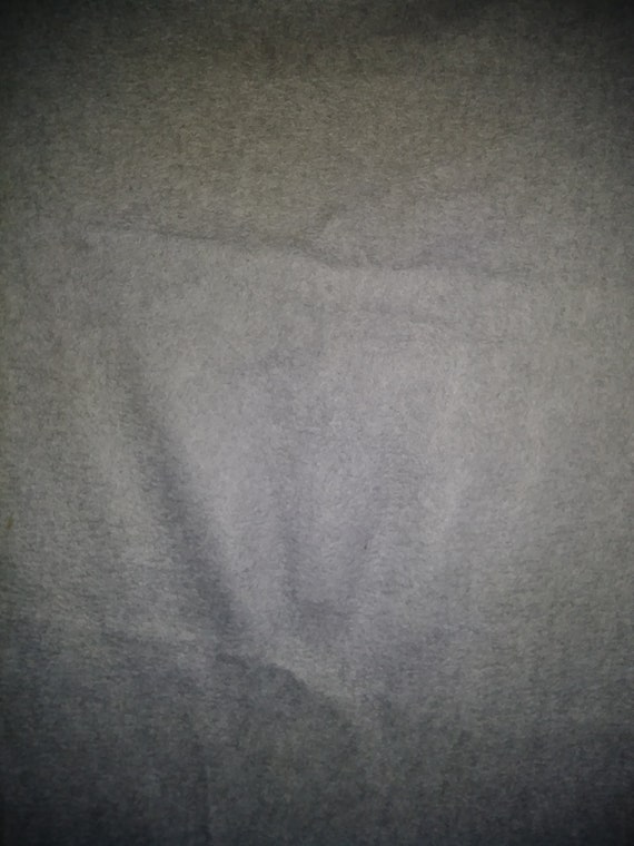 Gray Fleece Fabric Etsy