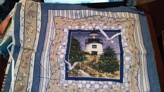 Bildende Kunst Nautische Leuchtturm Strand Kissen Platten Material Werkzeug Bildende Kunst