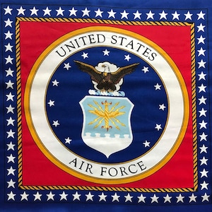 U.S. Air Force Seal Cotton Pillow Panel