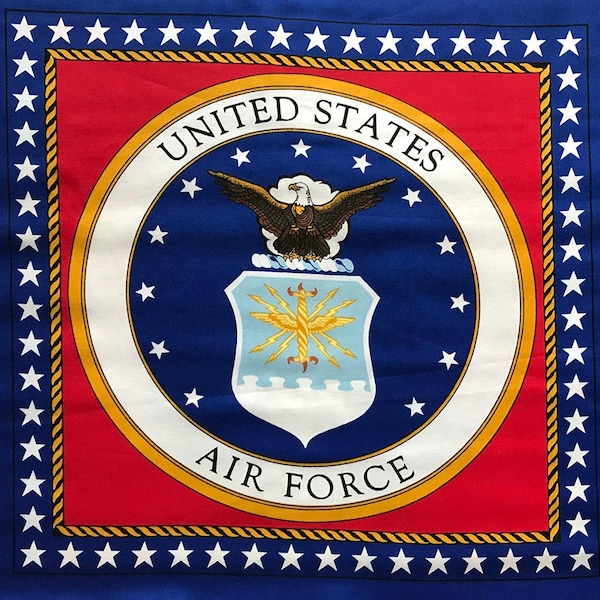 U.S. Air Force Seal Cotton Pillow Panel