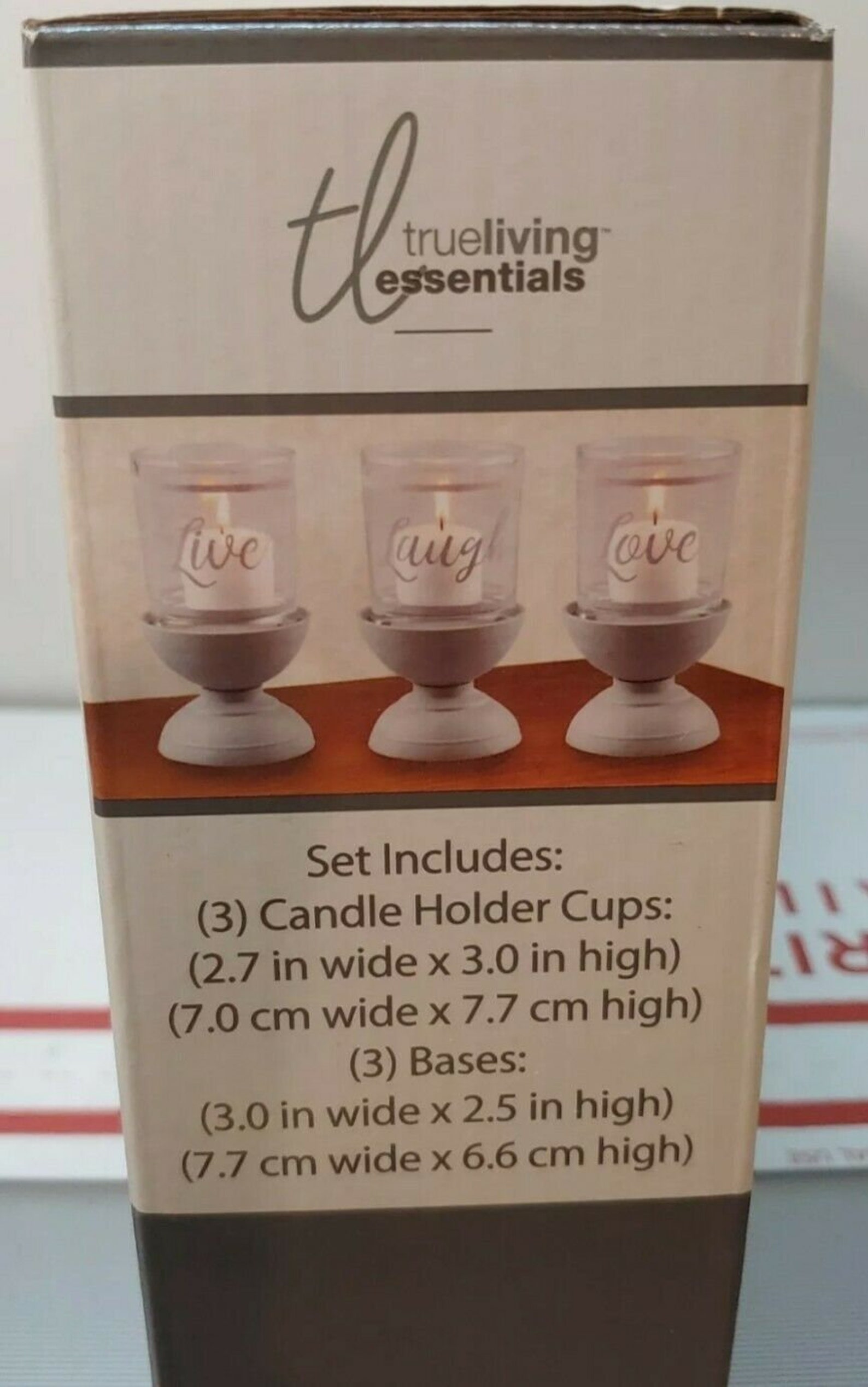 True Living Essentials 6 Piece Votive Candle Holder Set Etsy