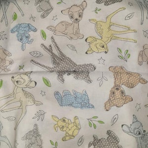 Disney Bambi and Friends 100% Cotton