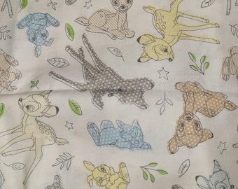Disney Bambi and Friends 100% Cotton