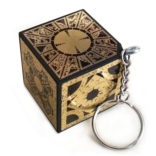 Hellraiser Puzzle Box Cube KEYCHAIN Hand Crafted Key Chain - Etsy
