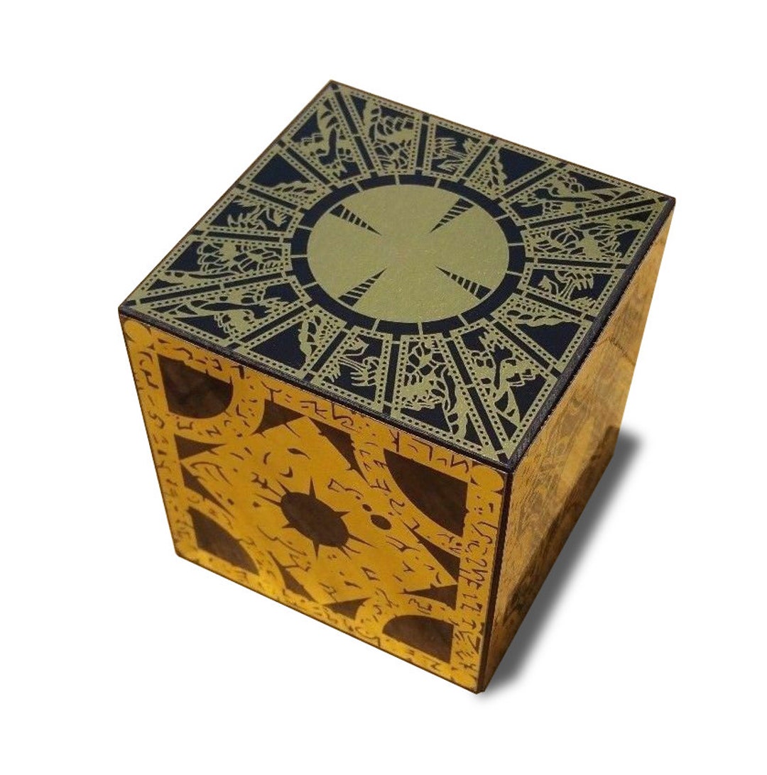 Hellraiser Puzzle Box Full Size Foil Face Solid Wood the
