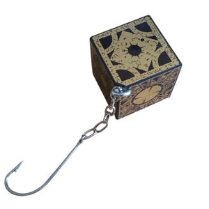 Hellraiser Puzzle Box Christmas Ornament Solid Wood Xmas Tree Decoration Pinhead