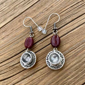 Coffee Bean & Cup Earrings: Coffee Lover Gift