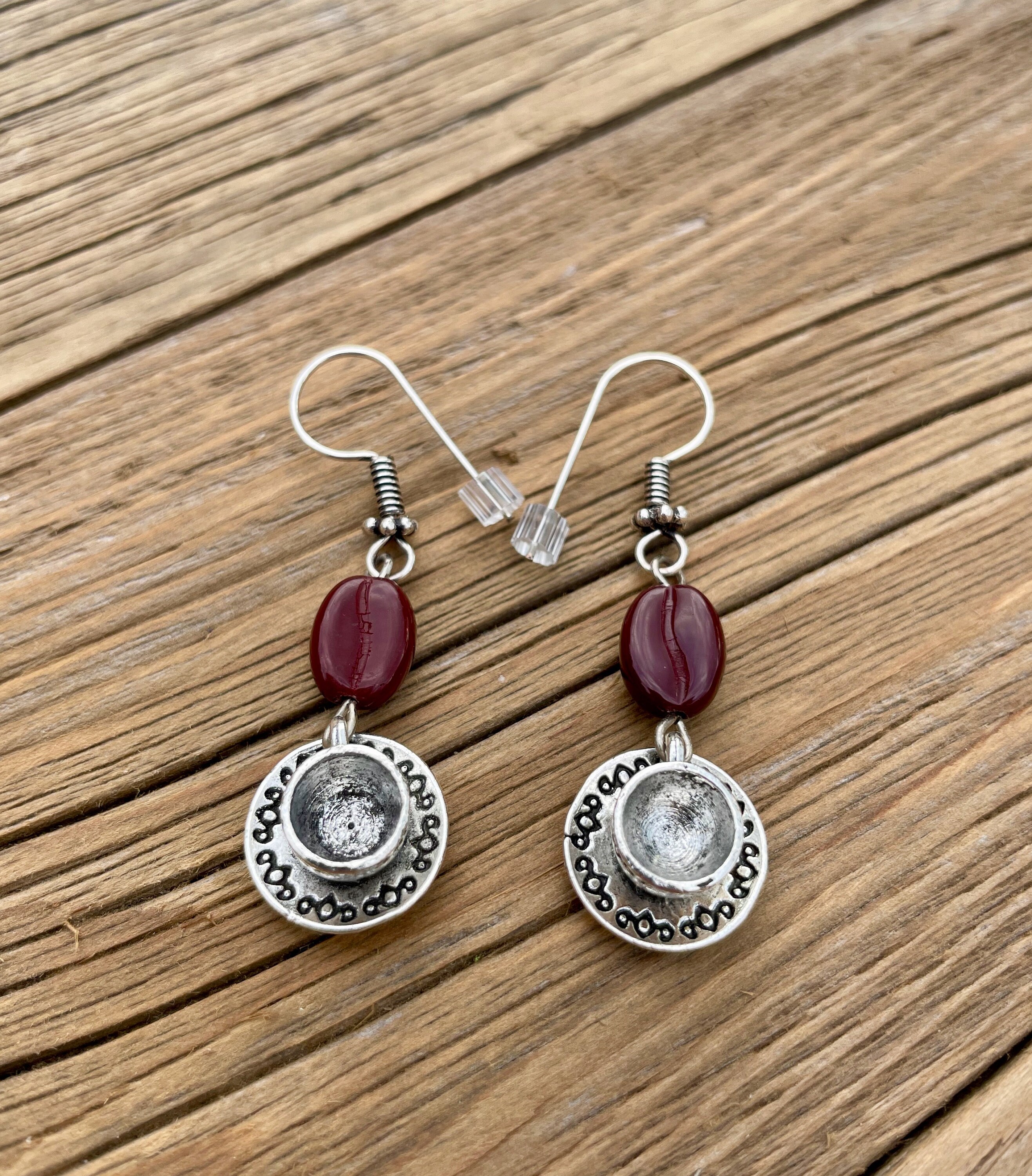 Kaffeebohne Ohrringe Handmade - Süßer Schmuck Für Alle Kaffeeliebhaber
