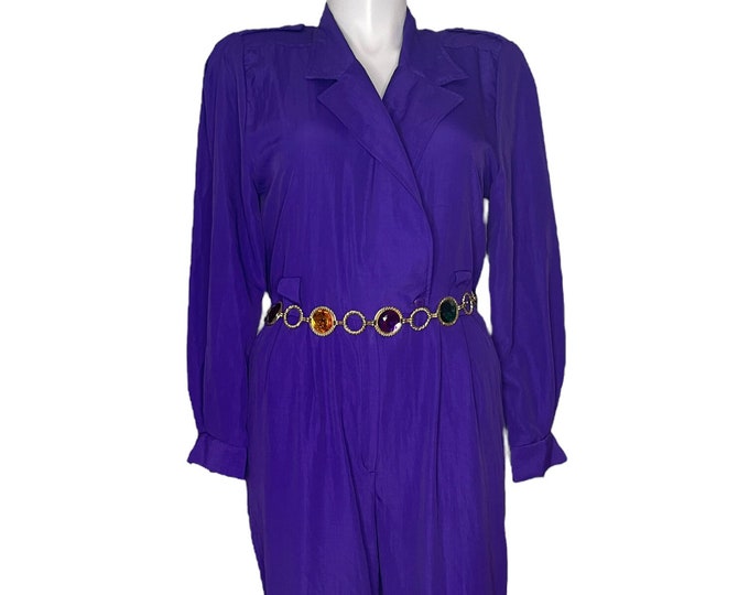 Vintage Purple Jumpsuit