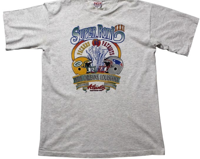 Vintage 97 NFL Super Bowl New Orleans T-shirt... Sz XLarge